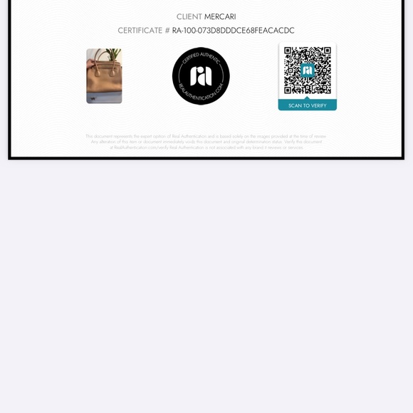 Authentic Prada Beige Leather Shoulder Bag w/certification paperwork - Picture 14 of 15